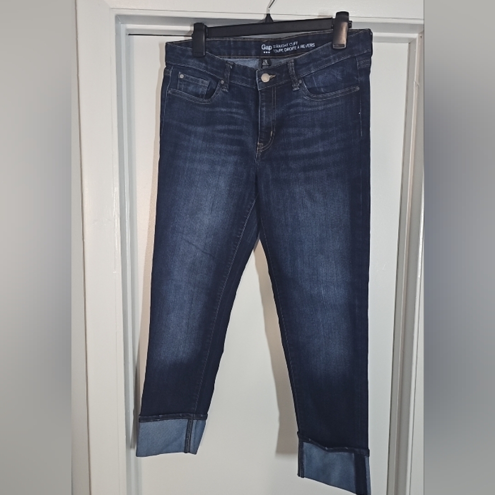 GAP Women's Deep Indigo Ankle Jeans